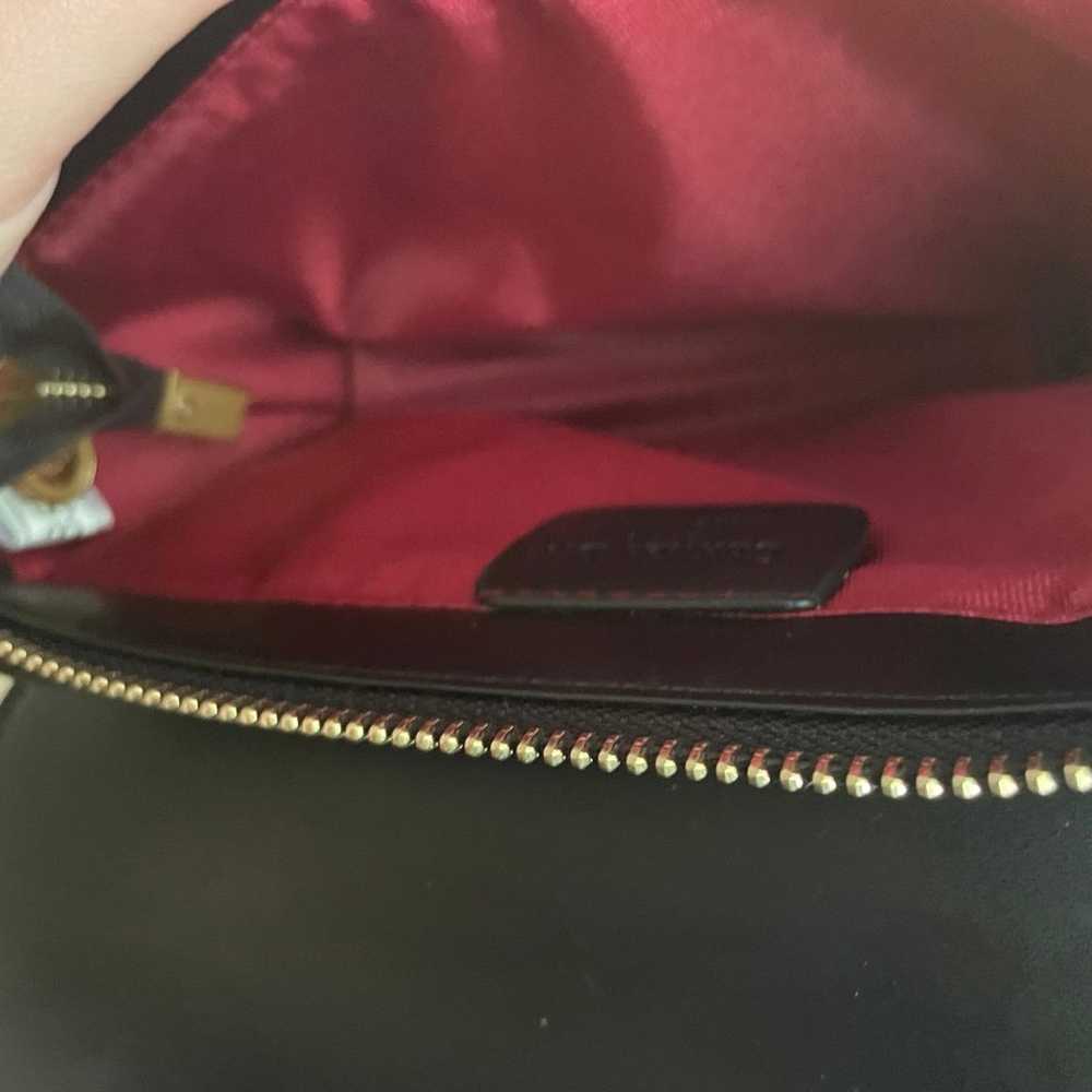 Christian Dior Black Saddle Handbag Leather Shoul… - image 10