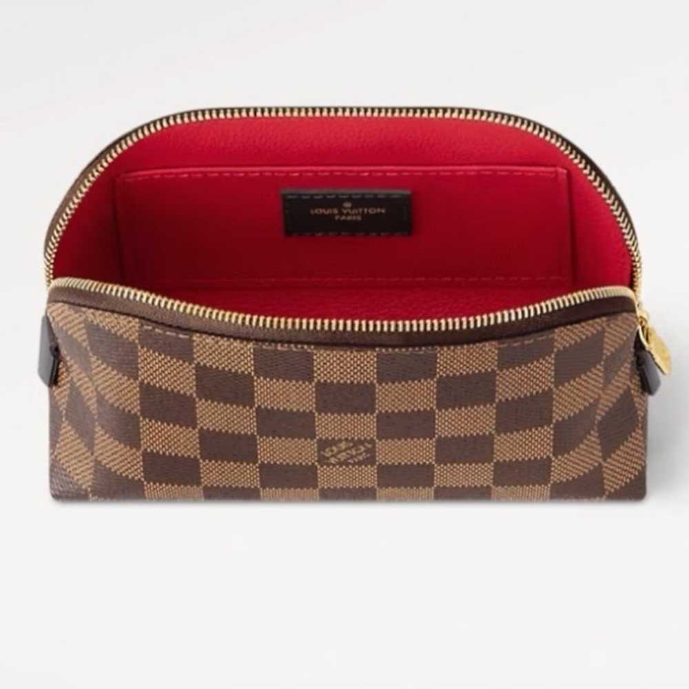 Louis Vuitton Cosmetic Pouch in Damier Ebene Print - image 1