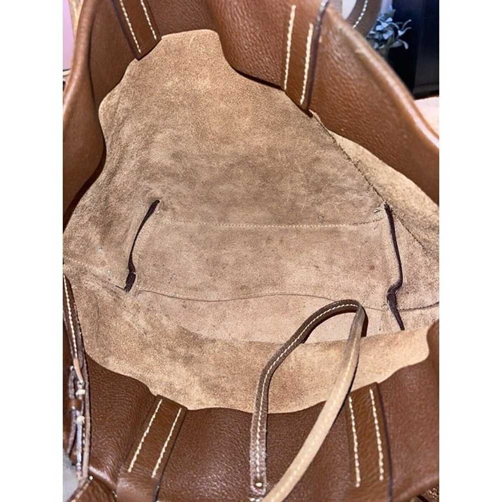 Prada Medium Brown Leather Vitello Daino Shoulder… - image 5
