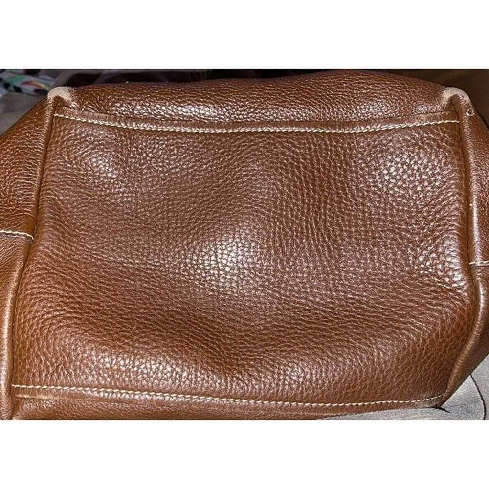 Prada Medium Brown Leather Vitello Daino Shoulder… - image 9