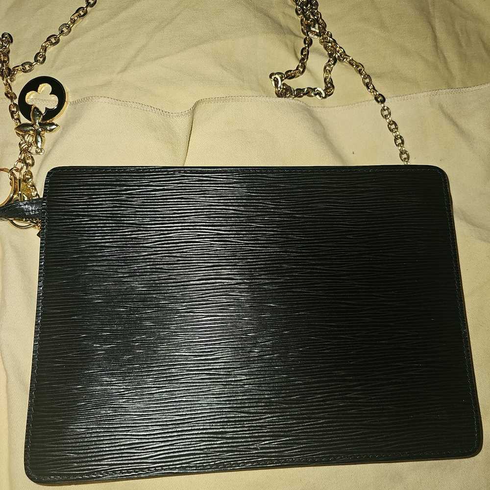 Louis Vuitton Black Epi, Leather Crossbody Bag - image 3