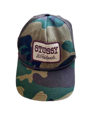 Made In Usa × Stussy × Trucker Hat 1990s Stussy 🇺