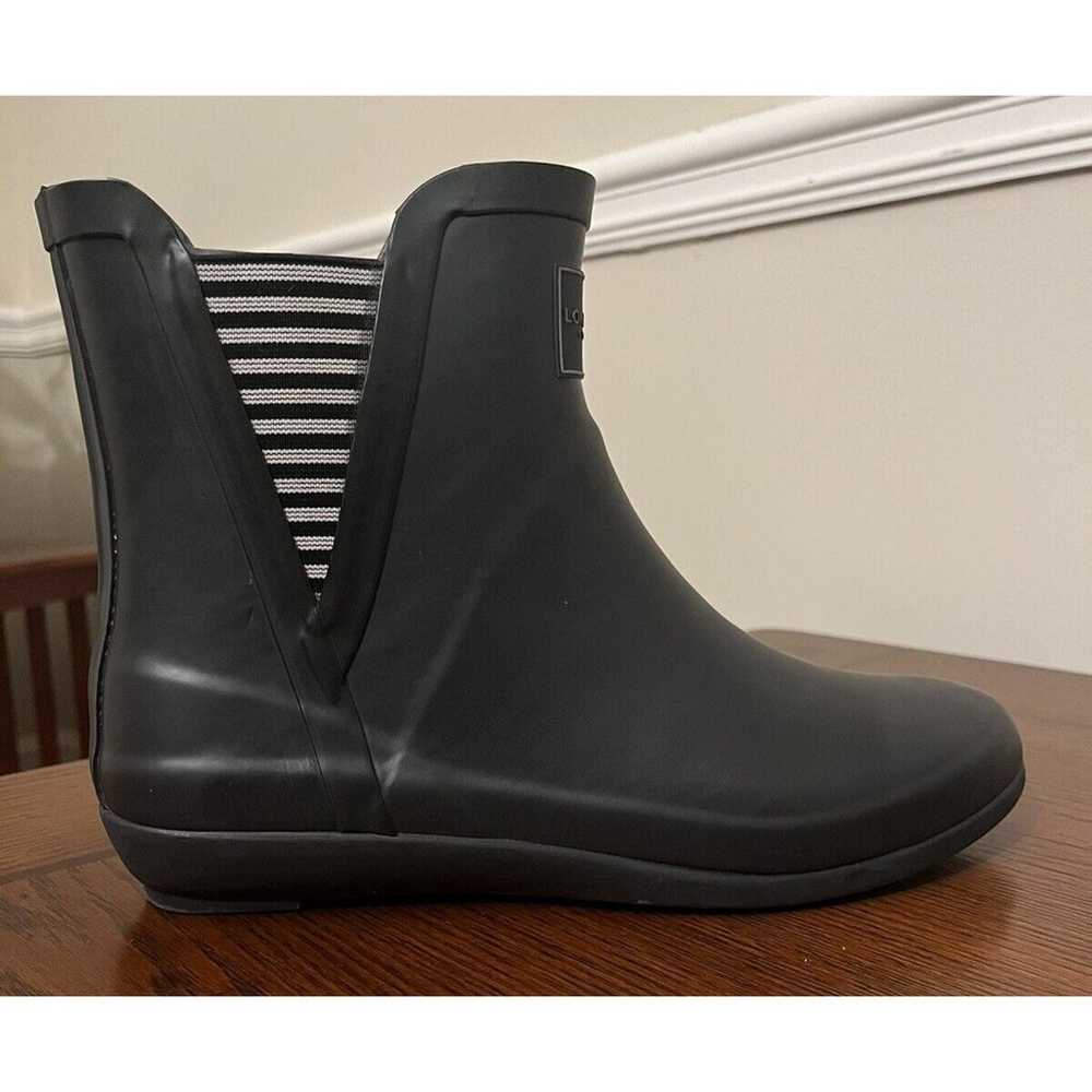London Fog Rain Boots Women's Size 9 Black Piccad… - image 10