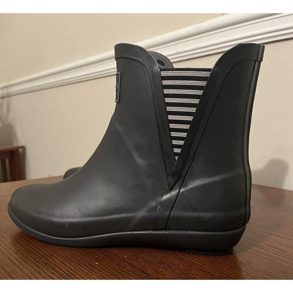 London Fog Rain Boots Women's Size 9 Black Piccad… - image 2