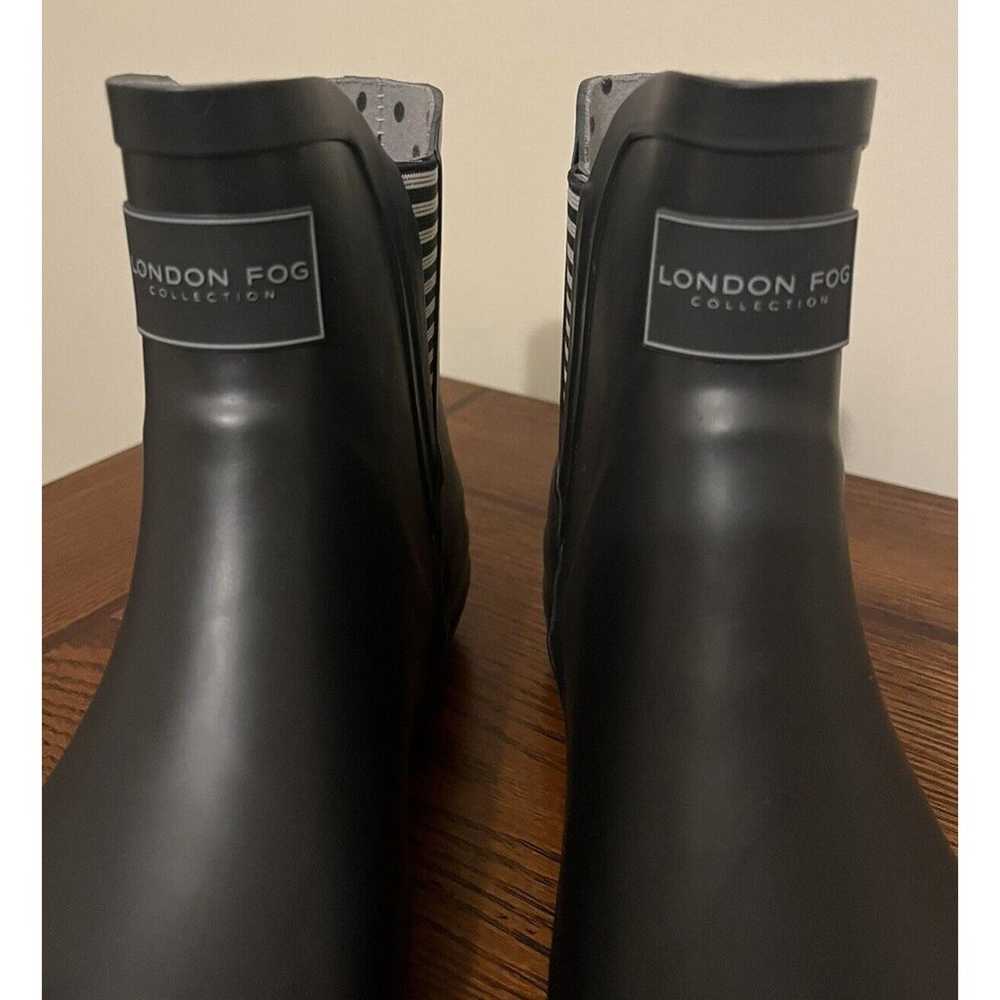 London Fog Rain Boots Women's Size 9 Black Piccad… - image 4