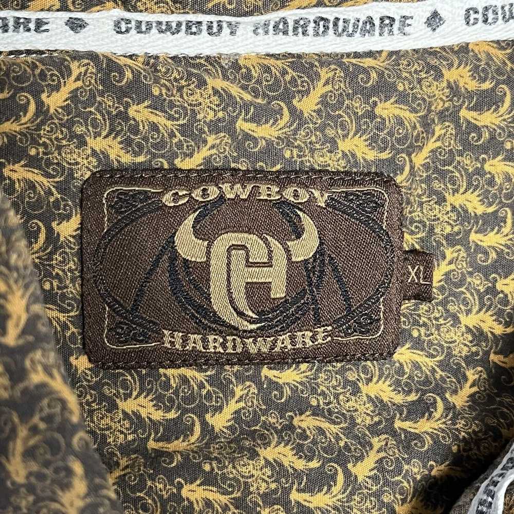 Vintage Vintage Cowboy Hardware Button Up Shirt M… - image 3