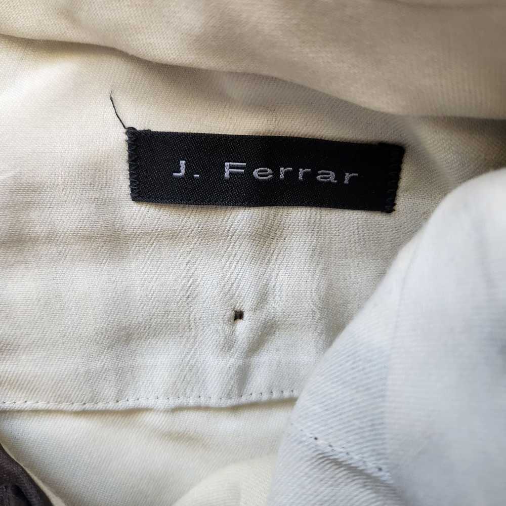 Vintage J.Ferrar 38x32 mens pleated espresso plai… - image 2