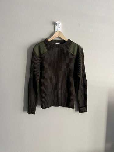 Military × Vintage 70s/80s Wool Knit Military Swea