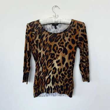 Escada Vintage Escada Leopard Print Top