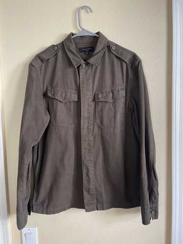 Allsaints All Saints Army Green Button Up