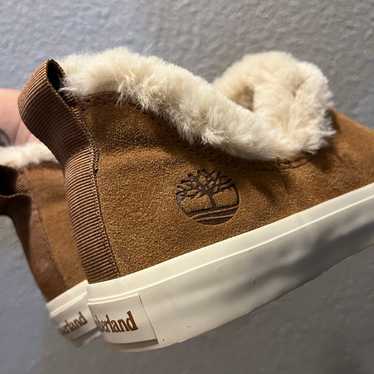 Brown Suede Timberland Boots