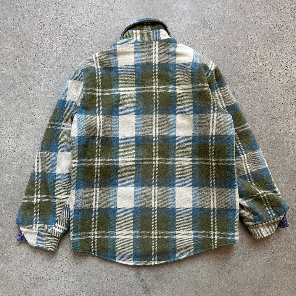 Flannel × Vintage Vintage 60s Heavyweight Flannel… - image 2