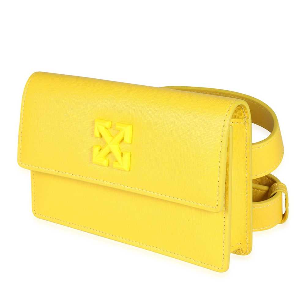 Tiffany & Co. Off-White Yellow Saffiano Leather J… - image 2