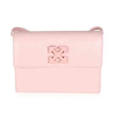 Tiffany & Co. Off-White Pink Saffiano Leather Jit… - image 1