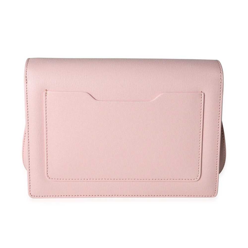 Tiffany & Co. Off-White Pink Saffiano Leather Jit… - image 3