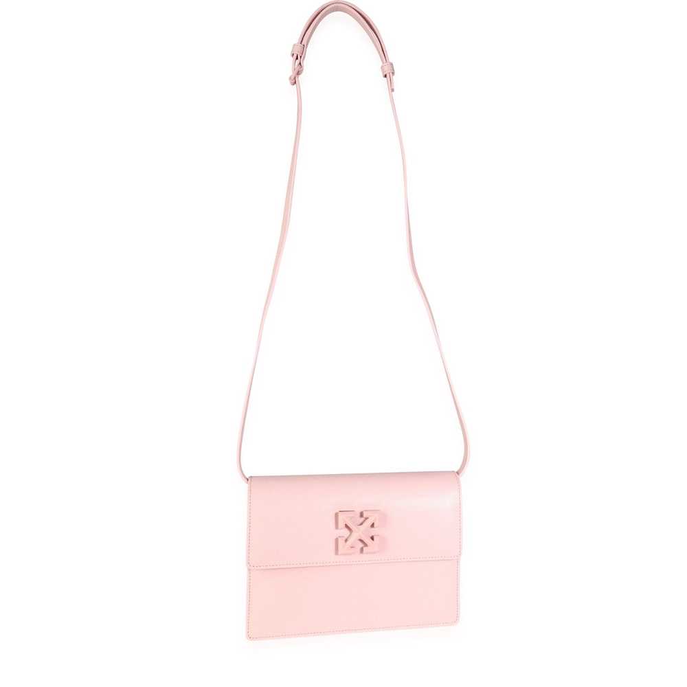 Tiffany & Co. Off-White Pink Saffiano Leather Jit… - image 6