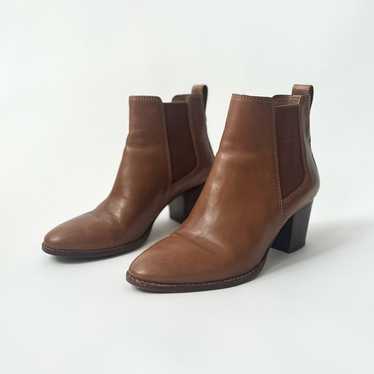 Madewell Raegan Tan Genuine Leather Chelsea Ankle… - image 1