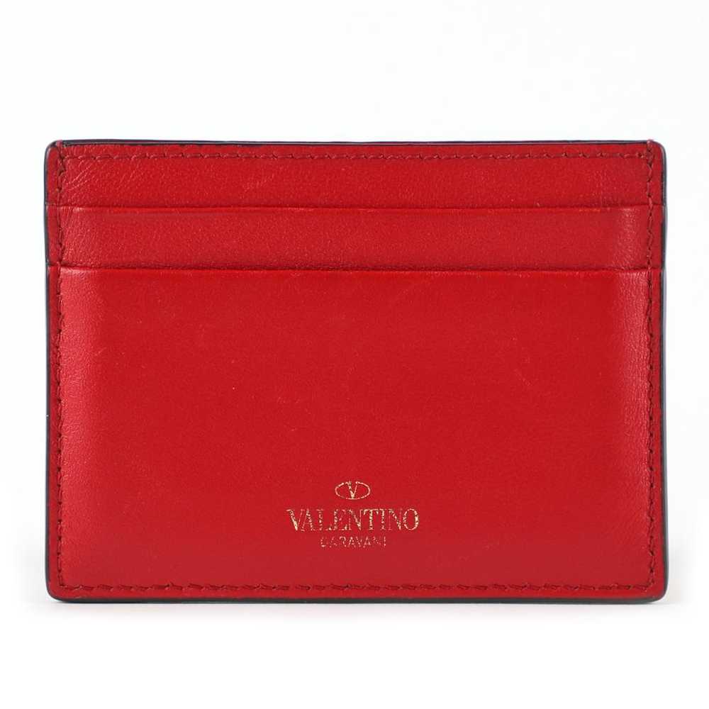 Valentino Garavani Rockstud leather card wallet - image 3