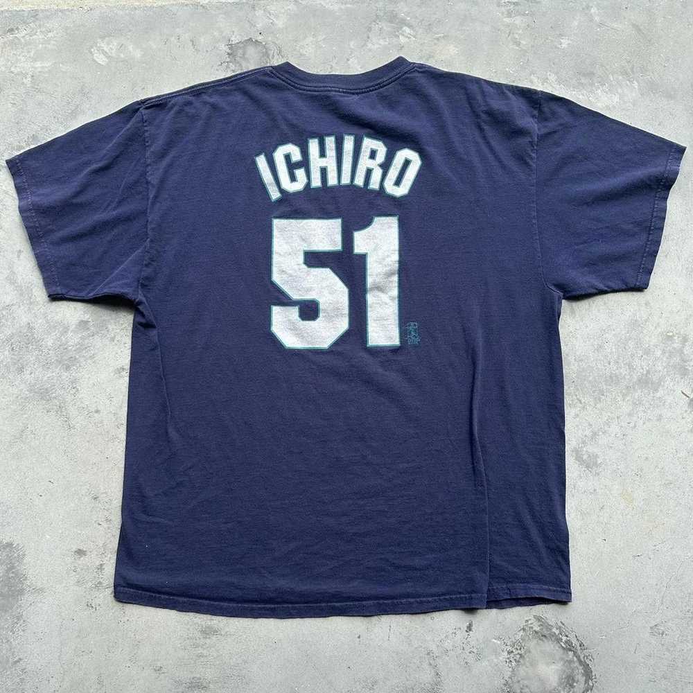 Majestic Vintage 2000s MLB Seattle Mariners Ichir… - image 2