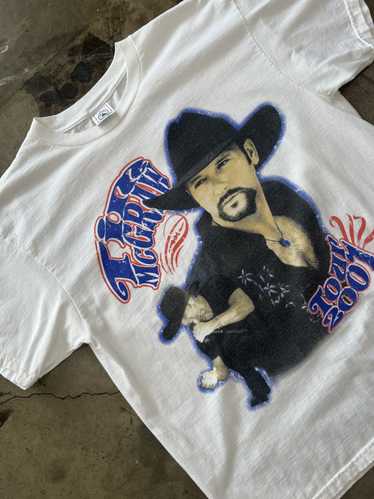 Band Tees × Vintage Vintage 2001 Tim McGraw Tour T