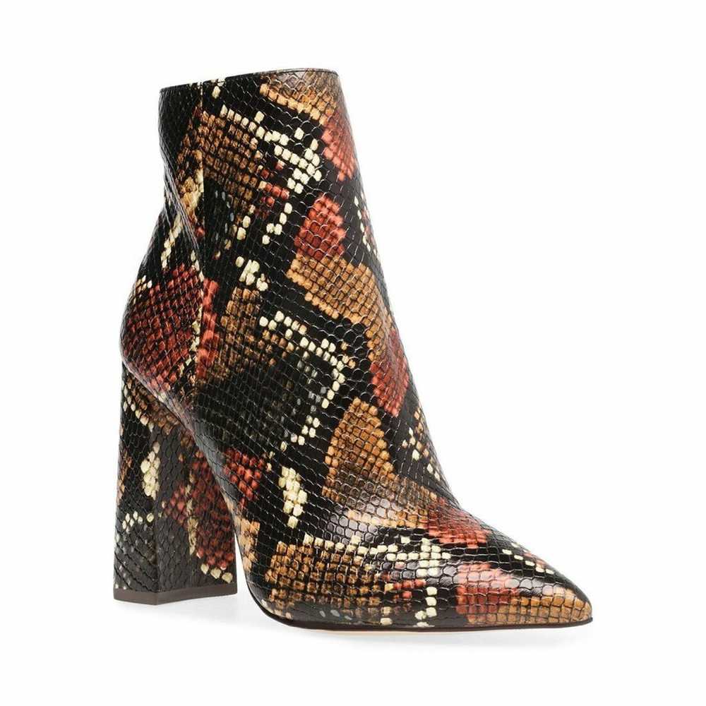 Steven Madden Rayni Snakeskin Multi Color Ankle B… - image 1