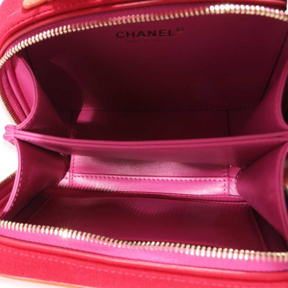 Chanel Vanity leather handbag - image 8