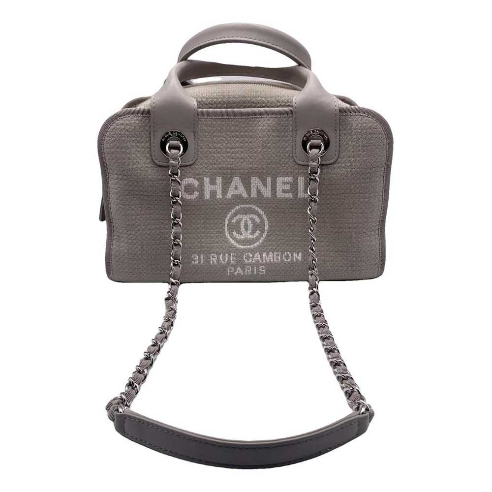 Chanel Deauville cloth handbag - image 1