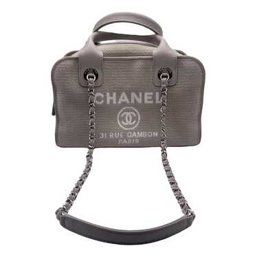Chanel Deauville cloth handbag - image 1