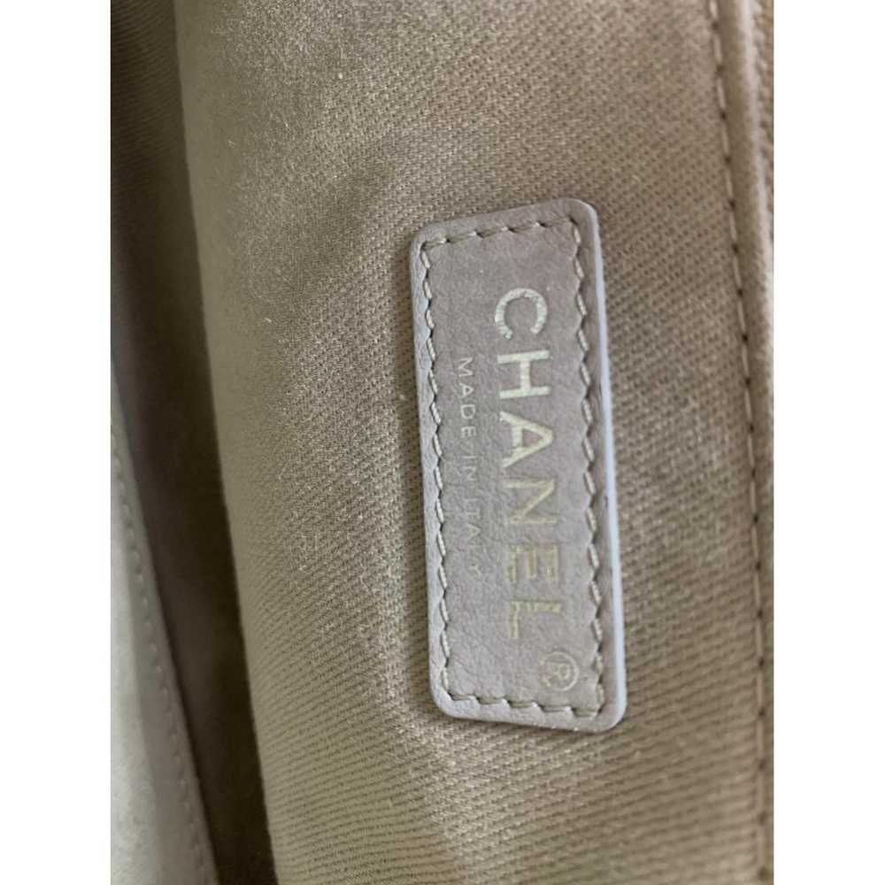 Chanel Deauville cloth handbag - image 4
