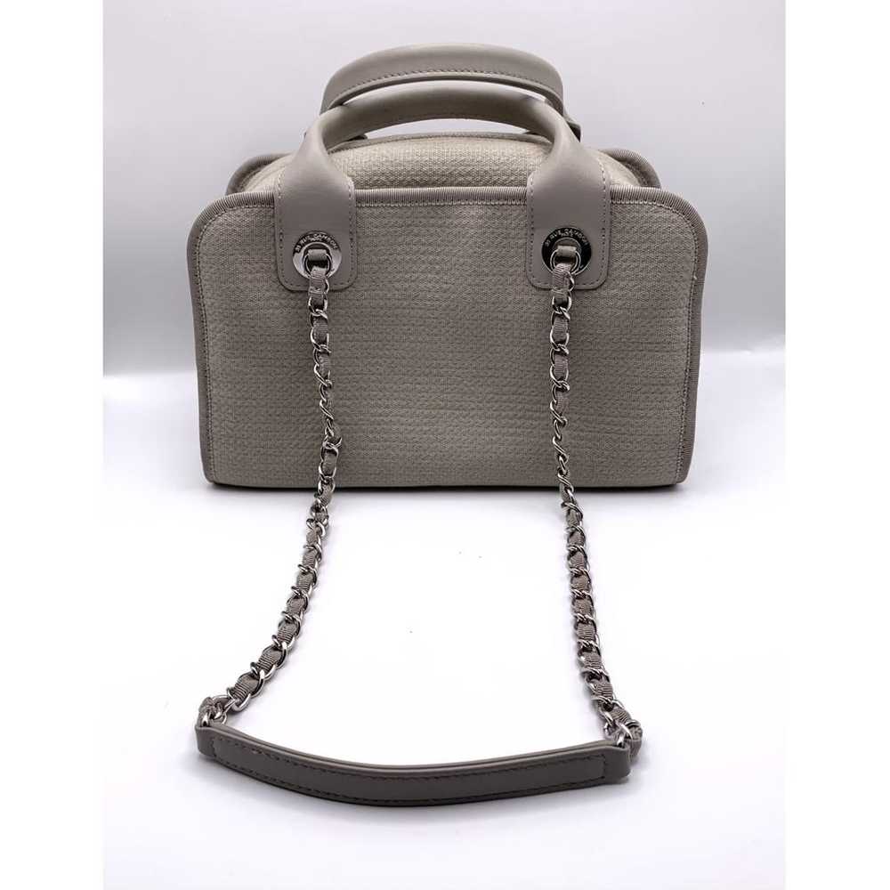 Chanel Deauville cloth handbag - image 7