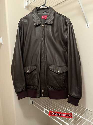 Supreme leather jacket - Gem