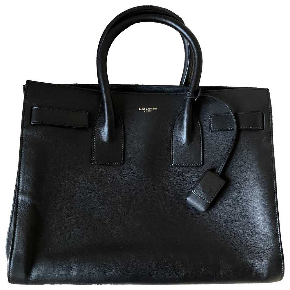 Saint Laurent Sac de Jour leather handbag - image 1