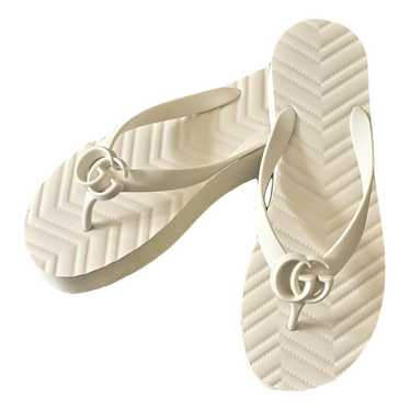Gucci Marmont flip flops - image 1