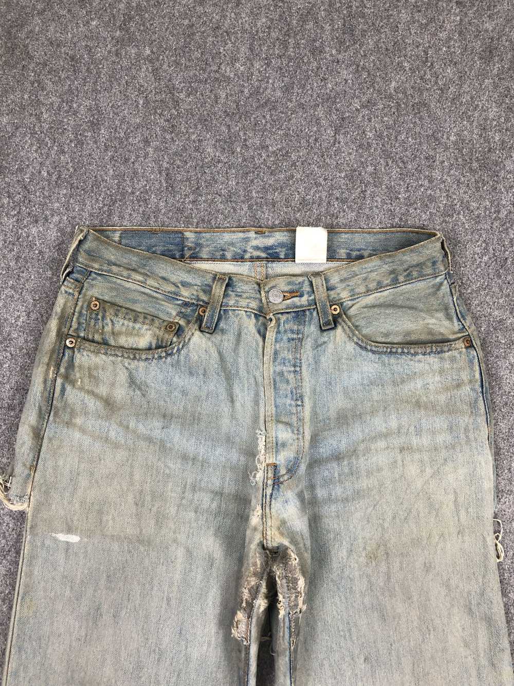 Levi's × Vintage Distressed Vintage Levis 501 Dir… - image 2