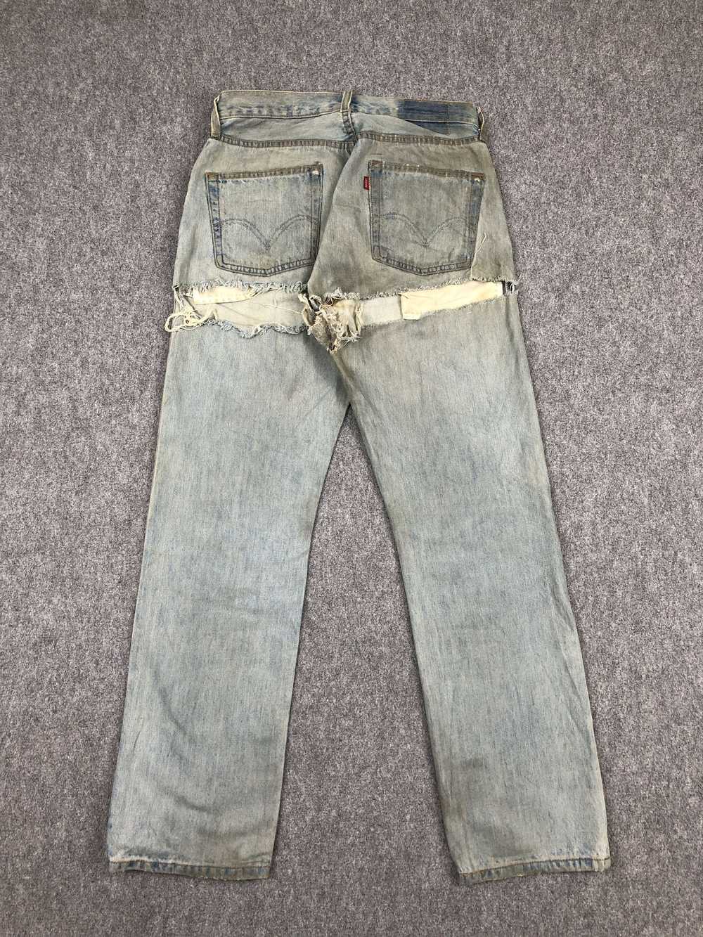 Levi's × Vintage Distressed Vintage Levis 501 Dir… - image 3