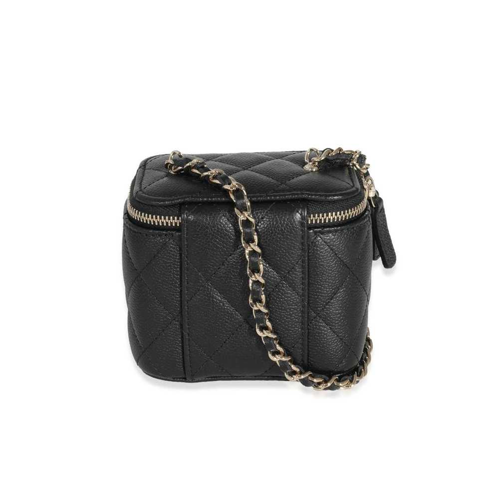 Chanel Vanity leather handbag - image 3