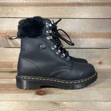 Womens Size 7 Dr. Martens 1460 Serena Collar Blac… - image 1