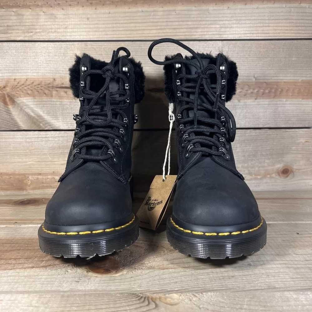 Womens Size 7 Dr. Martens 1460 Serena Collar Blac… - image 3