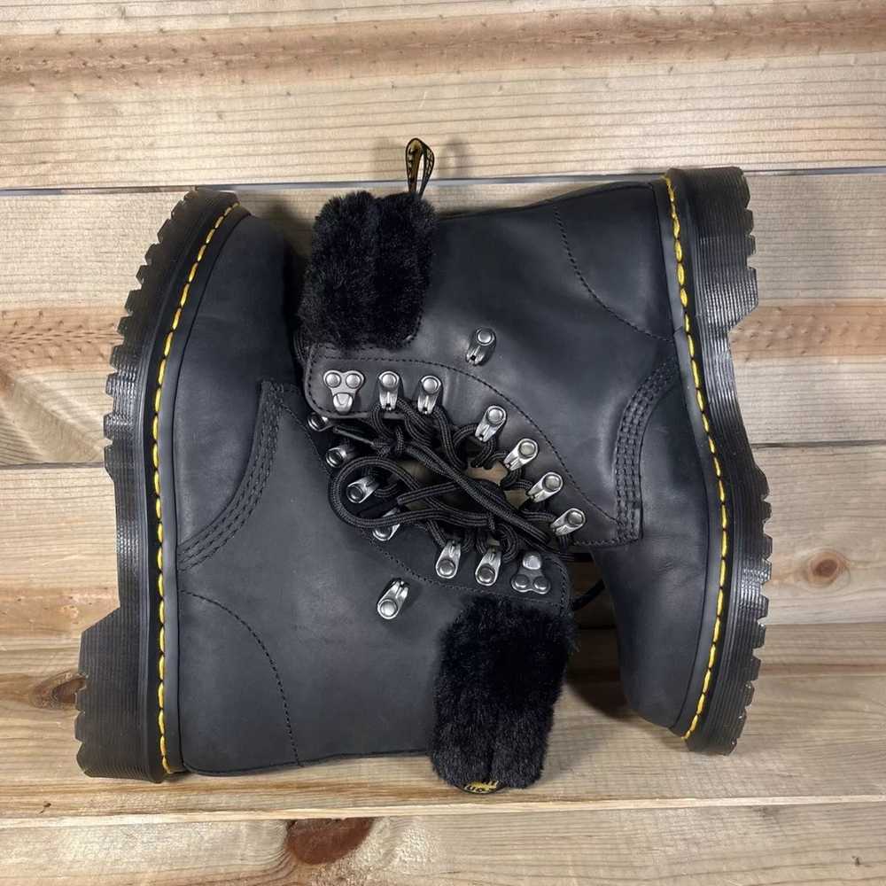 Womens Size 7 Dr. Martens 1460 Serena Collar Blac… - image 5