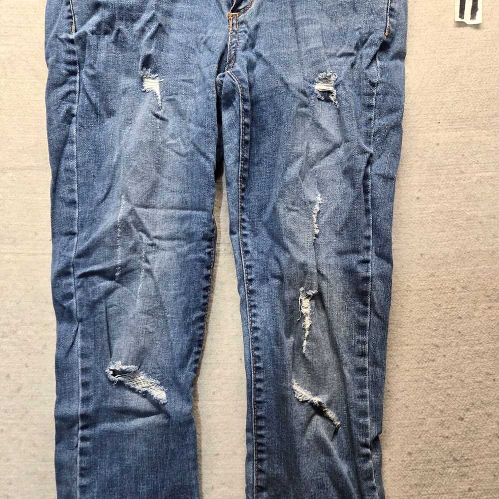 AriZona Women’s Arizona Destressed Jeans Denim Pa… - image 2