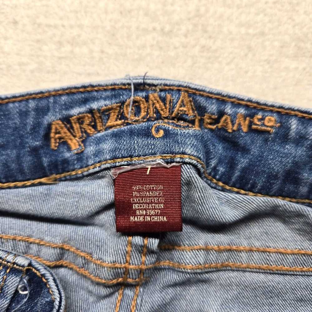AriZona Women’s Arizona Destressed Jeans Denim Pa… - image 3