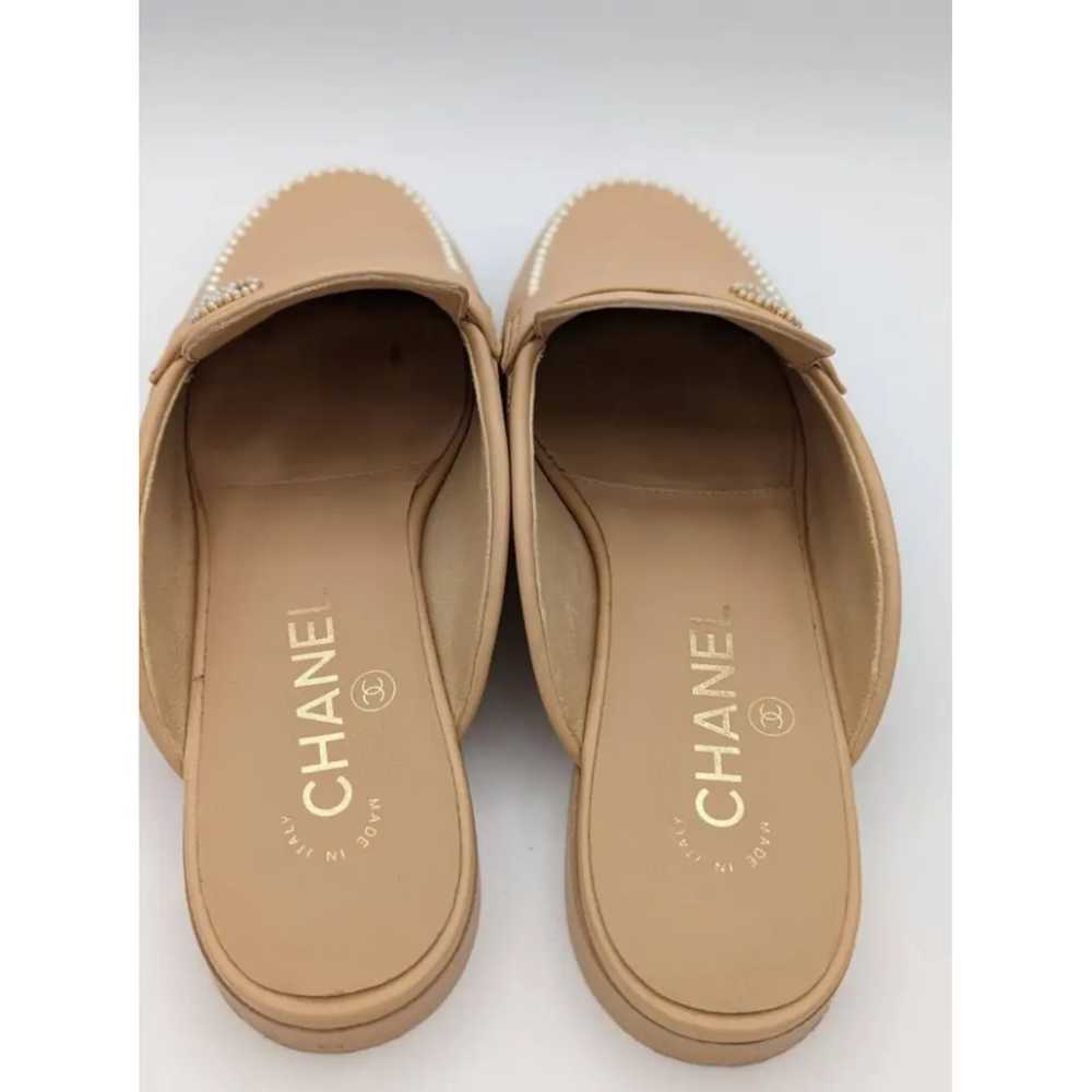Chanel Leather mules & clogs - image 4