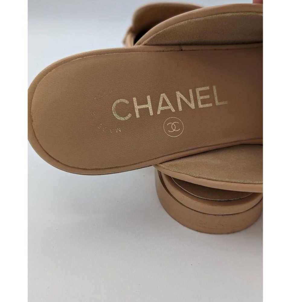 Chanel Leather mules & clogs - image 7