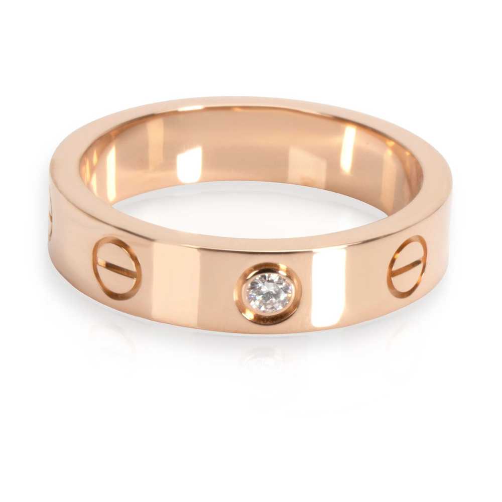 Cartier Cartier Love Diamond Band in 18K Rose Gol… - image 1