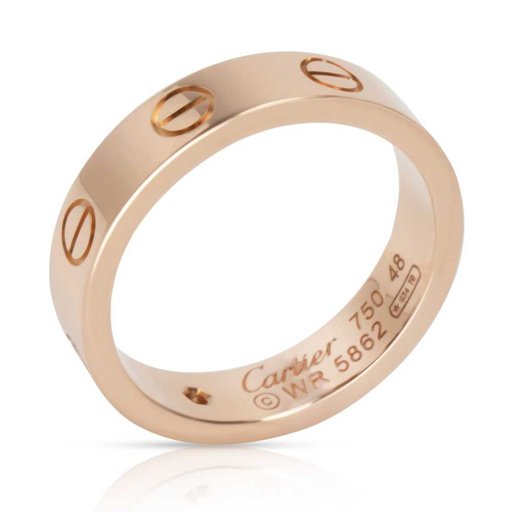 Cartier Cartier Love Diamond Band in 18K Rose Gol… - image 2