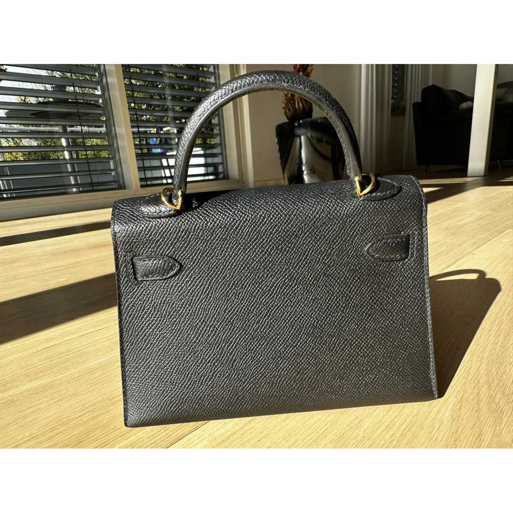 Hermès Kelly Mini leather handbag - image 5