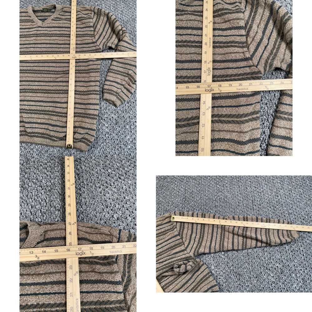 Vintage VTG Preppy Style Striped V-Neck Sweater A… - image 4