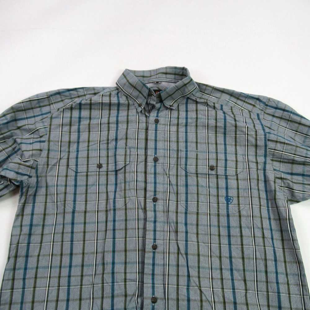 Ariat Ariat Shirt Mens Large Long Sleeve Button F… - image 2