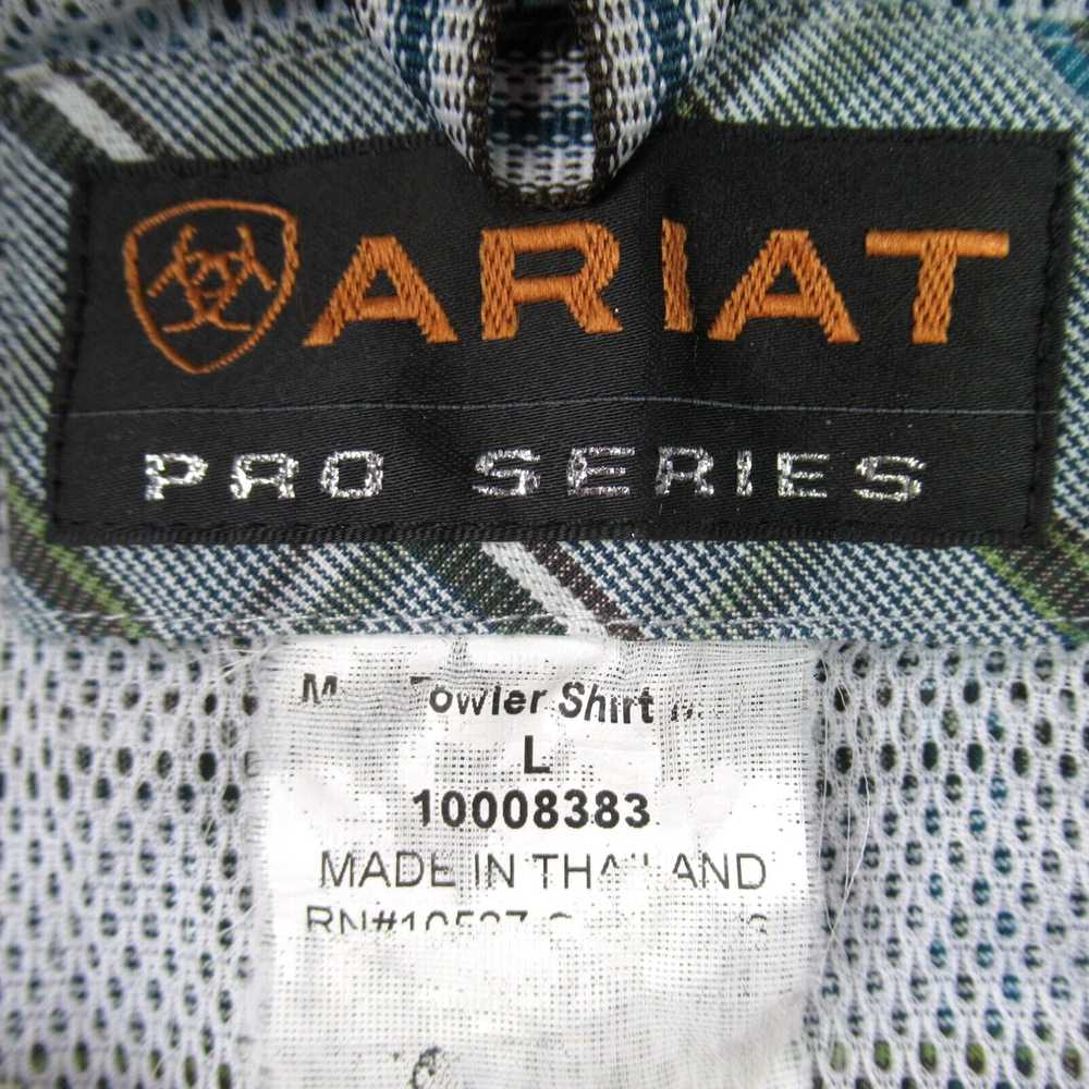 Ariat Ariat Shirt Mens Large Long Sleeve Button F… - image 3