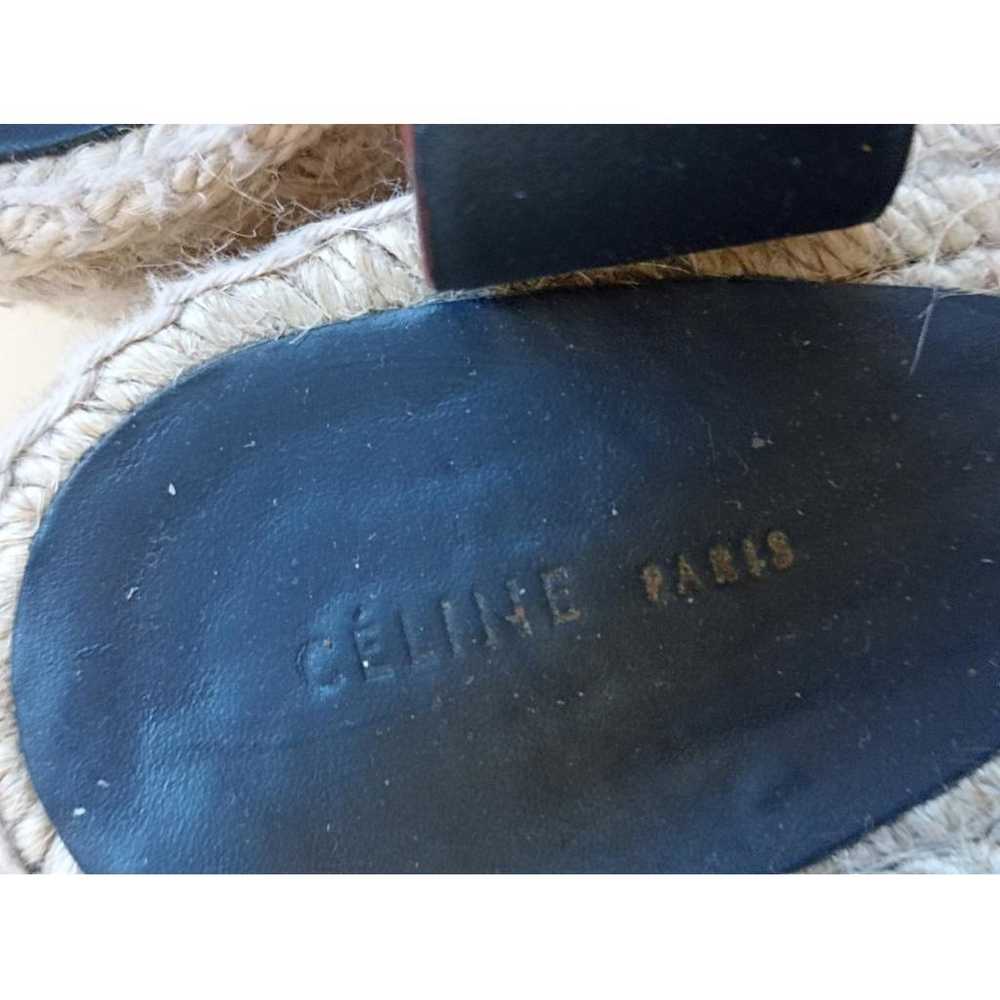 Celine Leather espadrilles - image 3